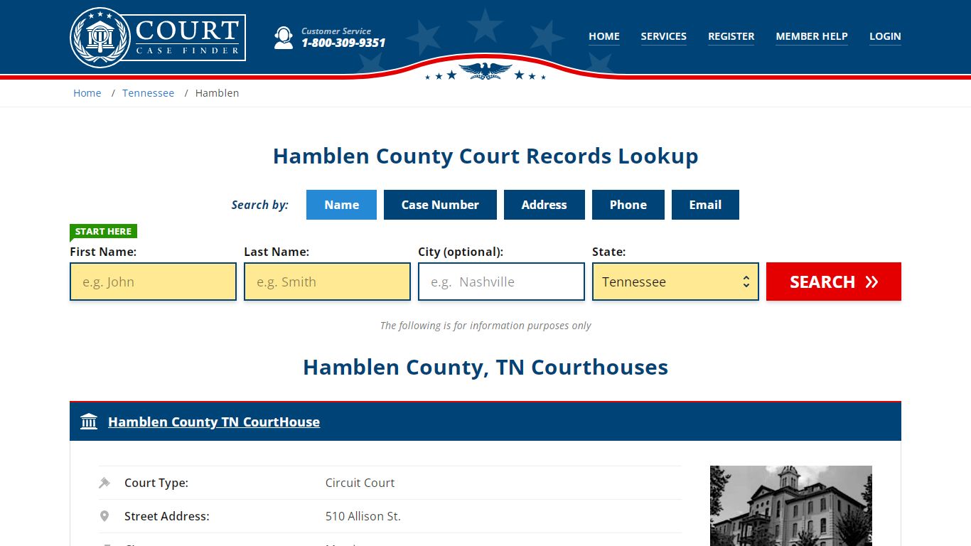 Hamblen County Court Records | TN Case Lookup